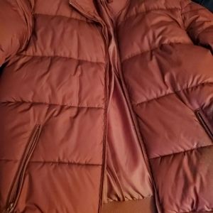 Maroon "GAP" vintage bubble jacket